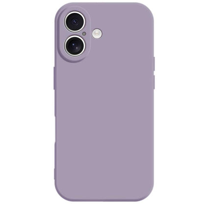 For iPhone 17 Kalebol Precise Cutouts Solid Color TPU Phone Case(Grass Purple) by Kalebol