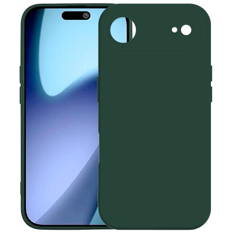 For iPhone Air Kalebol Precise Cutouts Solid Color TPU Phone Case(Dark Green) by Kalebol