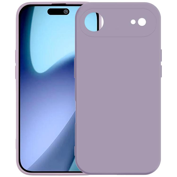 For iPhone Air Kalebol Precise Cutouts Solid Color TPU Phone Case(Grass Purple) by Kalebol