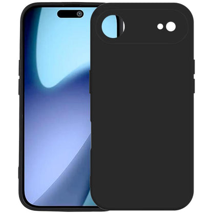 For iPhone Air Kalebol Precise Cutouts Solid Color TPU Phone Case(Black) by Kalebol