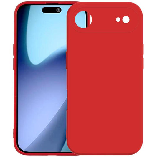 For iPhone Air Kalebol Precise Cutouts Solid Color TPU Phone Case(Red) by Kalebol