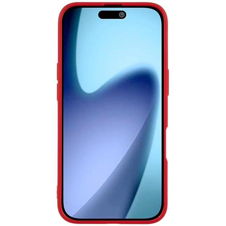 For iPhone Air Kalebol Precise Cutouts Solid Color TPU Phone Case(Red) by Kalebol