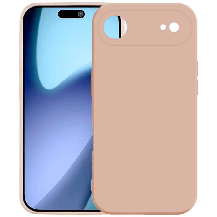 For iPhone Air Kalebol Precise Cutouts Solid Color TPU Phone Case(Snow Pink) by Kalebol