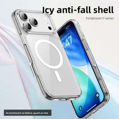 For iPhone 17 Pro Kalebol Ice-clear MagSafe Anti-drop Phone Case(Transparent) by Kalebol
