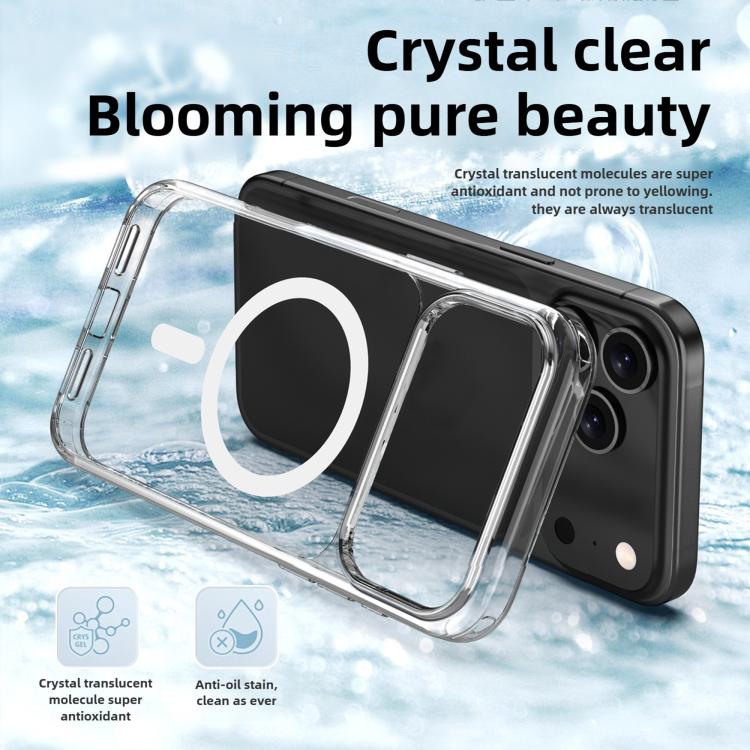 For iPhone 17 Pro Max Kalebol Ice-clear MagSafe Anti-drop Phone Case(Transparent) by Kalebol