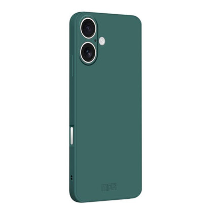For iPhone 17 MOFI Caring Soft Shell Liquid Silicone Skin Feel Phone Case(Dark Green) by MOFI