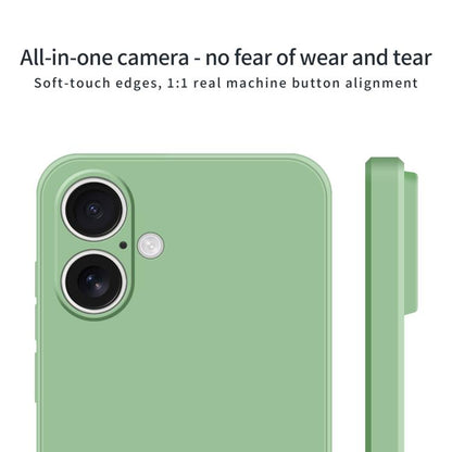 For iPhone 17 MOFI Caring Soft Shell Liquid Silicone Skin Feel Phone Case(Dark Green) by MOFI