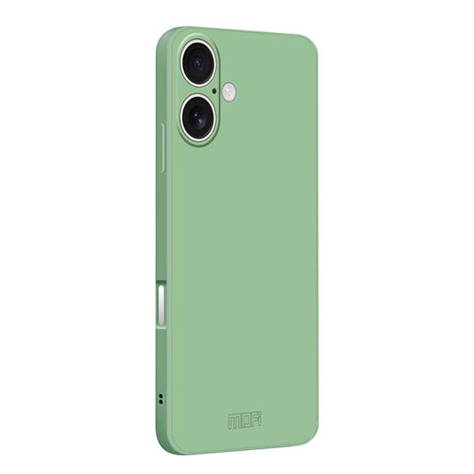 For iPhone 17 MOFI Caring Soft Shell Liquid Silicone Skin Feel Phone Case(Matcha Green) by MOFI