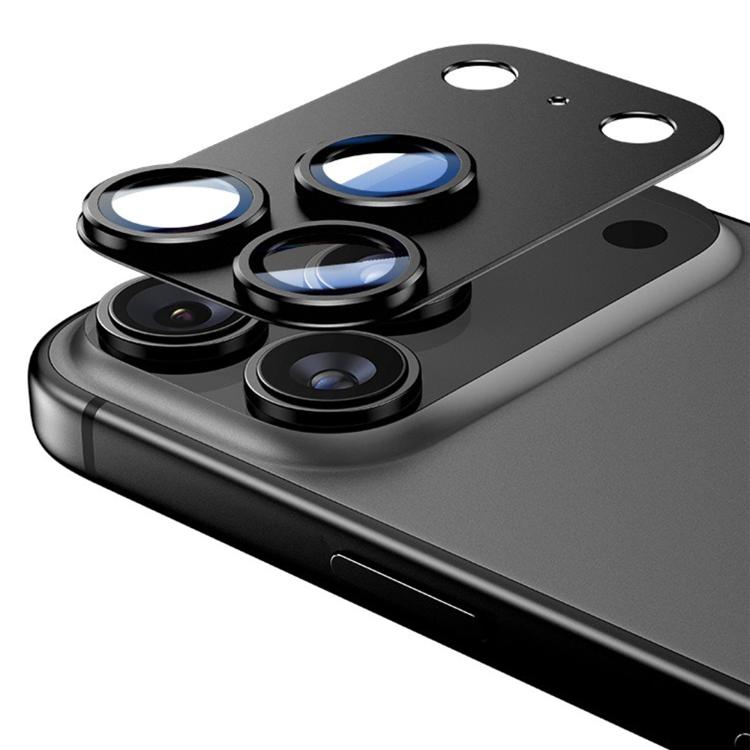 For iPhone 17 Pro Kalebol Armor Full-Coverage Metal Lens Ring Protector Film(Black) by Kalebol