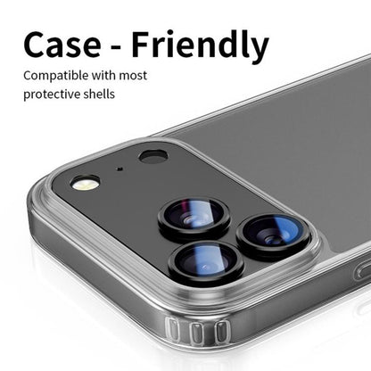 For iPhone 17 Pro Kalebol Armor Full-Coverage Metal Lens Ring Protector Film(Black) by Kalebol