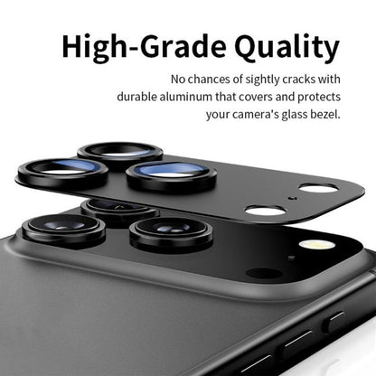 For iPhone Air Kalebol Armor Full-Coverage Metal Lens Ring Protector Film(Black) by Kalebol