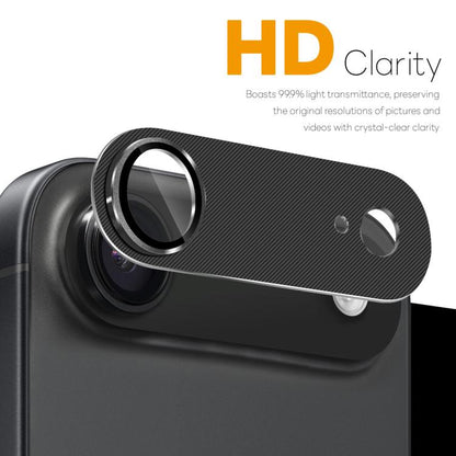 For iPhone Air NORTHJO CD Vein Camera Lens Protector Tempered Glass Rear Lens Film(Black) by NORTHJO
