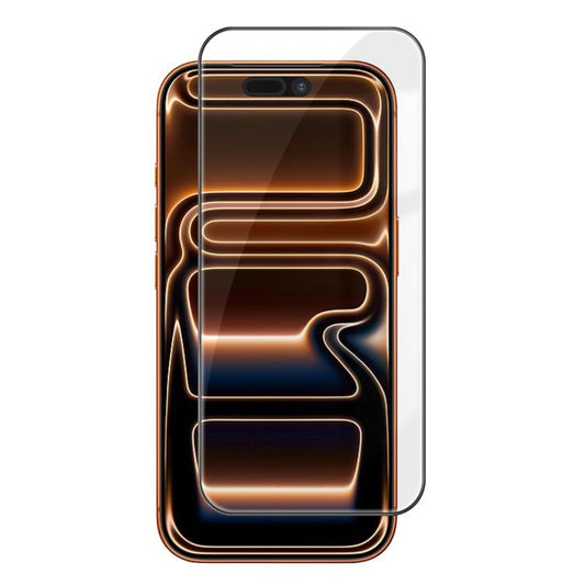 For iPhone 17 Pro Kalebol High-Aluminum Screen-Printed Full-Coverage Anti-Fingerprint Black-Bordered HD Tempered Glass Film by Kalebol