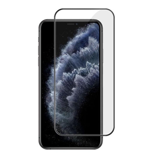 For iPhone 11 Pro Kalebol High-Aluminum Screen-Printed Full-Coverage Anti-Fingerprint Black-Bordered HD Tempered Glass Film by Kalebol