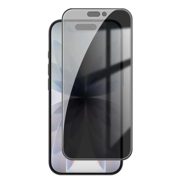 For iPhone 17 Kalebol High-Aluminum Screen-Printed Full-Coverage Black-Border Privacy Tempered Glass Film by Kalebol