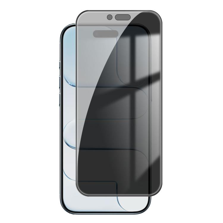 For iPhone Air Kalebol High-Aluminum Screen-Printed Full-Coverage Black-Border Privacy Tempered Glass Film by Kalebol