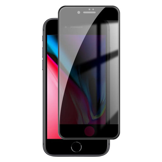 For iPhone 6 Plus Kalebol High-Aluminum Screen-Printed Full-Coverage Black-Border Privacy Tempered Glass Film by Kalebol