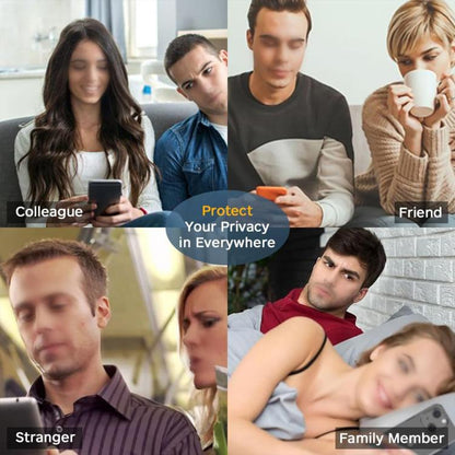 For iPhone 16 10pcs Kalebol High-Aluminum Screen-Printed Full-Coverage Black-Border Privacy Tempered Glass Film by Kalebol