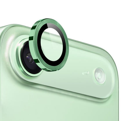 For iPhone Air NORTHJO Camera Lens Protector CD Metal Ring Tempered Glass Film(Green) by NORTHJO
