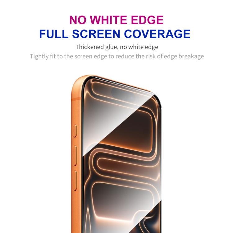 For iPhone 17 Pro Max 5pcs ENKAY Thickened Glue No White Edge High Aluminum-silicon Tempered Glass Film by ENKAY