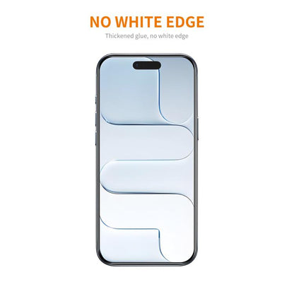 For iPhone Air 2pcs ENKAY Thickened Glue No White Edge 9H Big Arc Edge High Aluminum-silicon Tempered Glass Film by ENKAY