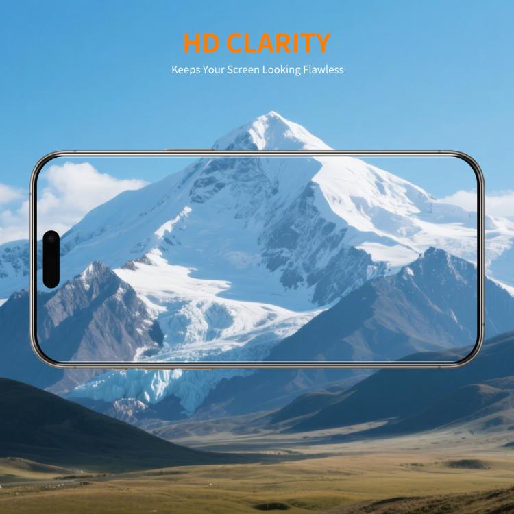 For iPhone 17 5pcs ENKAY Thickened Glue No White Edge 9H Big Arc Edge High Aluminum-silicon Tempered Glass Film by ENKAY