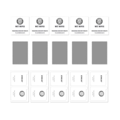 For iPhone 17 5pcs ENKAY Thickened Glue No White Edge 9H Big Arc Edge High Aluminum-silicon Tempered Glass Film by ENKAY