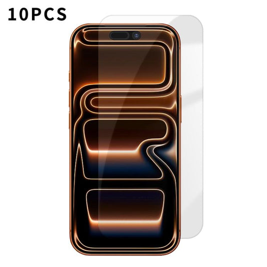 For iPhone 17 Pro Max Kalebol 10pcs High-Aluminum Semi-Screen Anti-Fingerprint HD Tempered Glass Film by Kalebol