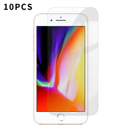 For iPhone 7 Plus Kalebol 10pcs High-Aluminum Semi-Screen Anti-Fingerprint HD Tempered Glass Film by Kalebol