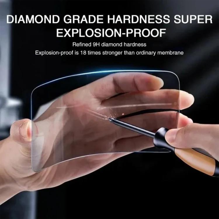 For iPhone 14 Pro Kalebol 10pcs High-Aluminum Semi-Screen Anti-Fingerprint HD Tempered Glass Film by Kalebol