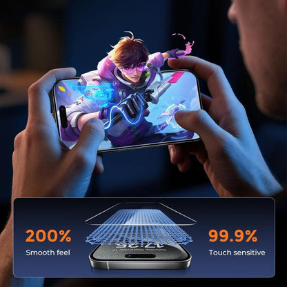 For iPhone SE 2022 / 2020 Kalebol 10pcs High-Aluminum Semi-Screen Anti-Fingerprint HD Tempered Glass Film by Kalebol