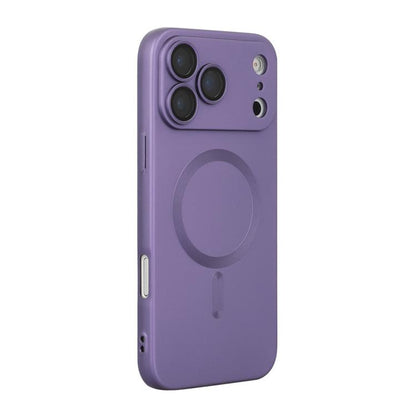 For iPhone 17 Pro Max ENKAY MagSafe Matte TPU Phone Case with Lens Film(Purple) by ENKAY