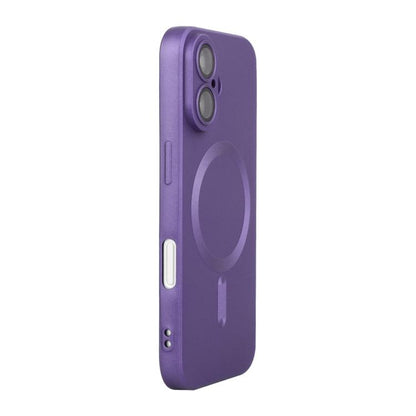 For iPhone 17 ENKAY MagSafe Matte TPU Phone Case with Lens Film(Purple) by ENKAY