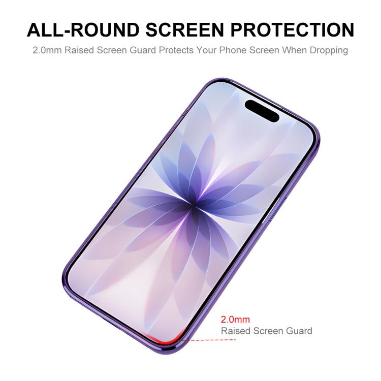 For iPhone 17 ENKAY Hat-Prince Magsafe Electroplated TPU Clear Shockproof Phone Case(Blue) by ENKAY