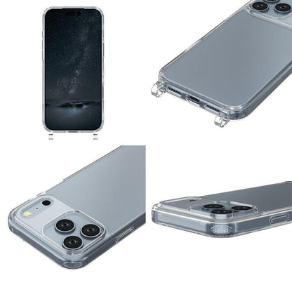 For iPhone 13 Kalebol Minimalist Transparent Lanyard Integrated Phone Case(Transparent) by Kalebol