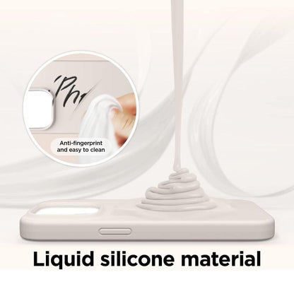 For iPhone 17 Pro Crossbody Imitation Nylon Magnetic Liquid Pop-Up Animation Liquid Silicone Phone Case(Midnight) by Kalebol