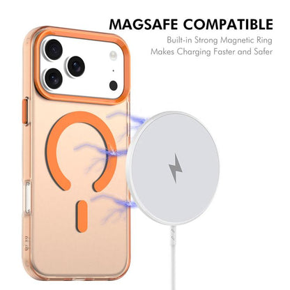 For iPhone 17 Pro Max ENKAY Hat-Prince MagSafe Candy Color Phone Case with Thick Adhesive Glass Film(White) by ENKAY