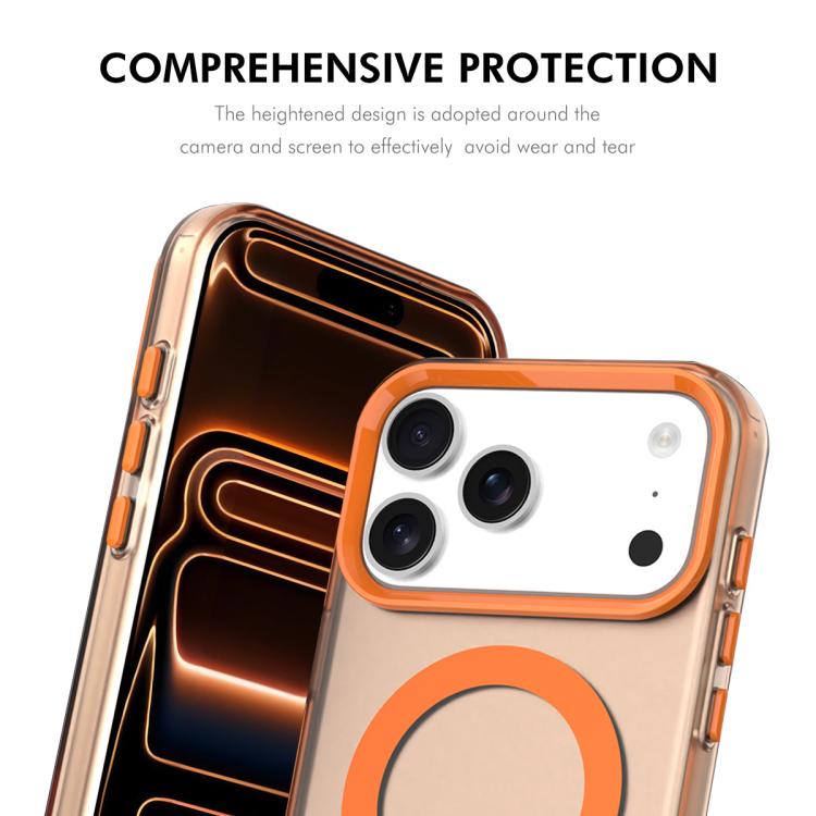 For iPhone 17 Pro ENKAY Hat-Prince MagSafe Candy Color Phone Case with Thick Adhesive Glass Film(White) by ENKAY