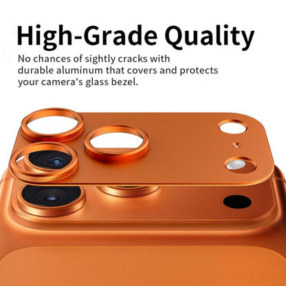 For iPhone 17 Pro Max Kalebol Metal Convex Hollow Lens Protector Ring(Black) by Kalebol