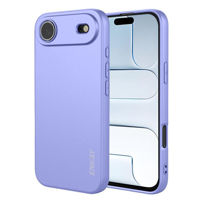 For iPhone Air ENKAY Liquid Silicone Soft Shockproof Phone Case(Purple) by ENKAY