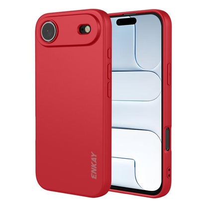 For iPhone Air ENKAY Liquid Silicone Soft Shockproof Phone Case(Red) by ENKAY