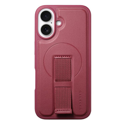 For iPhone 17 CaseNeo Finger Grip Wristband MagSafe Back Phone Case(Red) by CaseNeo