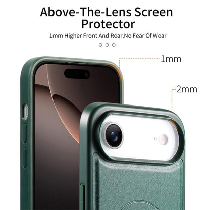 For iPhone Air CaseNeo Finger Grip Wristband MagSafe Back Phone Case(Green) by CaseNeo