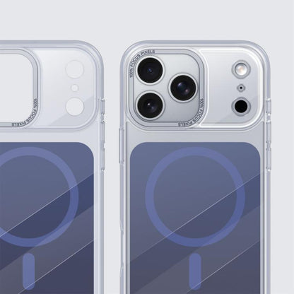 For iPhone 17 Pro Max Kalebol Transparent Magnetic MagSafe Skin Feel Phone Case(Blue) by Kalebol