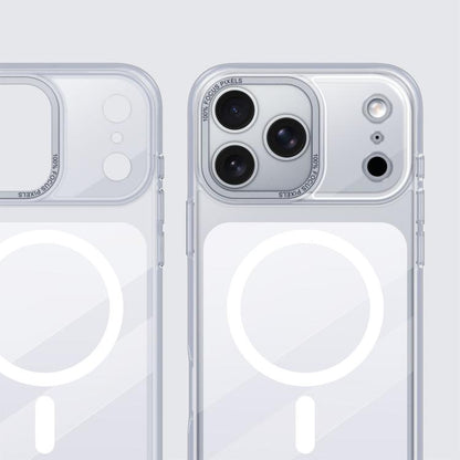 For iPhone 17 Pro Max Kalebol Transparent Magnetic MagSafe Skin Feel Phone Case(White) by Kalebol