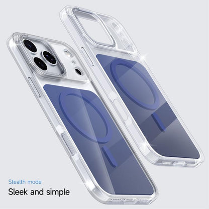 For iPhone 17 Pro Kalebol Transparent Magnetic MagSafe Skin Feel Phone Case(Blue) by Kalebol