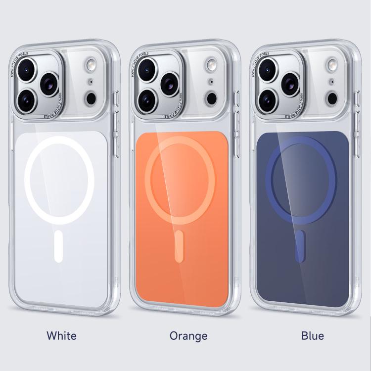 For iPhone 17 Pro Kalebol Transparent Magnetic MagSafe Skin Feel Phone Case(White) by Kalebol