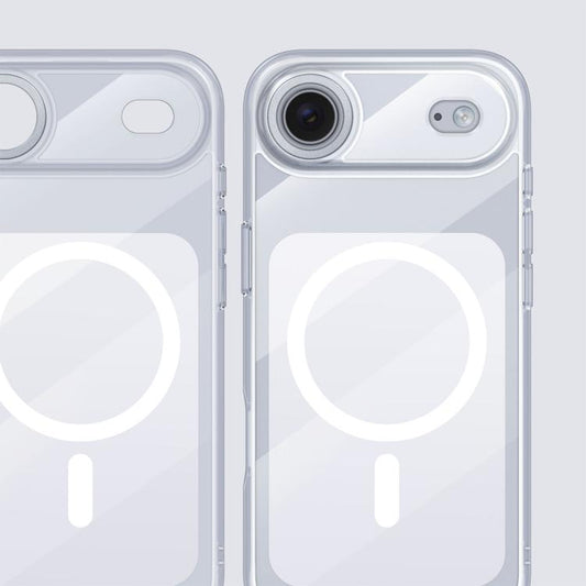 For iPhone Air Kalebol Transparent Magnetic MagSafe Skin Feel Phone Case(White) by Kalebol