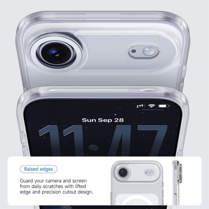 For iPhone Air Kalebol Transparent Magnetic MagSafe Skin Feel Phone Case(White) by Kalebol