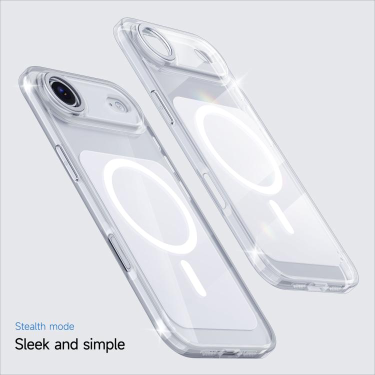 For iPhone Air Kalebol Transparent Magnetic MagSafe Skin Feel Phone Case(White) by Kalebol